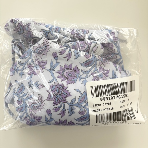 NWT J. Crew Mira One-piece Bathing Swimsuit Classic Sculpt Blue Multi - Picture 5 of 6